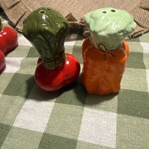 Vegetable Shaped Salt and Pepper Shakers